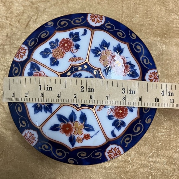 Vintage OMC Porcelain Trinket/Jewelry Box Made in Japan - Picture 7 of 8